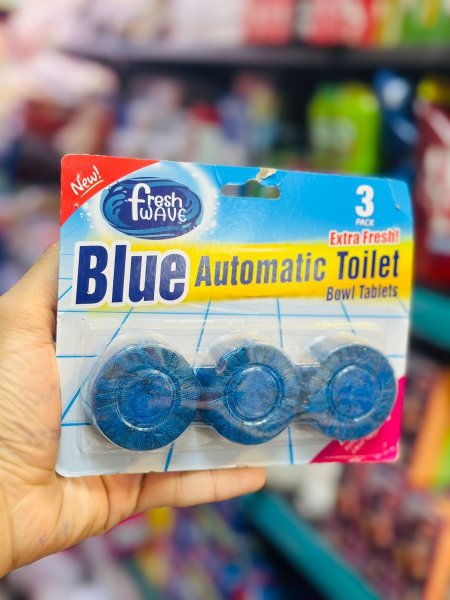 حجر حمام ازرق 3 قطع لون